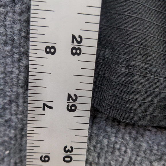 CQR Men's Cargo Pants Black Actual 35x29 Flat Front Multi-Pocket Polyester Blend - Picture 10 of 10